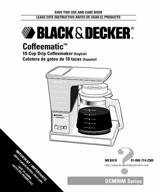 BLACK & DECKER COFFEEMATIC DCM90M-page_pdf